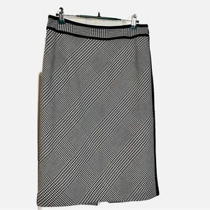 White House Black Market Classic Herringbone wool pencil skirt